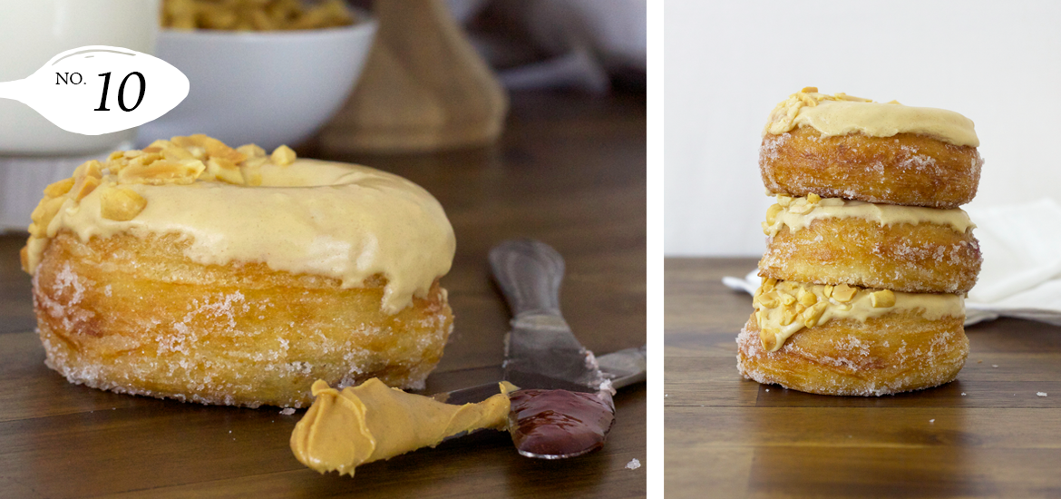 Peanut Butter And Jelly Croissant Donuts