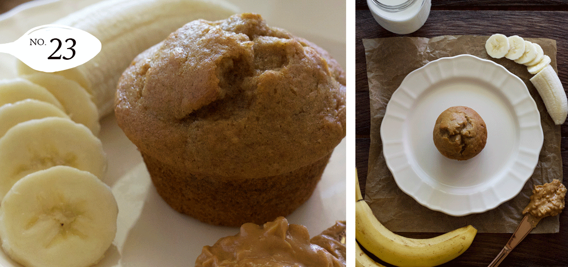 Elvis Muffins (Peanut Butter + Banana)