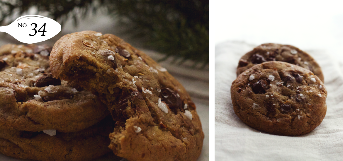 Salted English Toffee Cookies