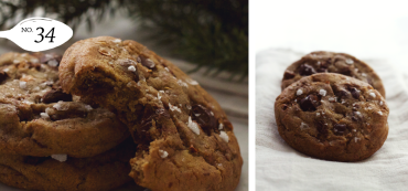 Salted English Toffee Cookies