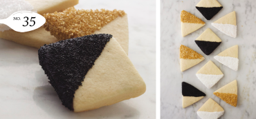 Geometric Sparkle Sugar Cookies