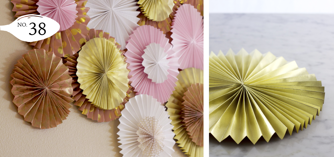 Paper Fan/ Paper Rosette DIY