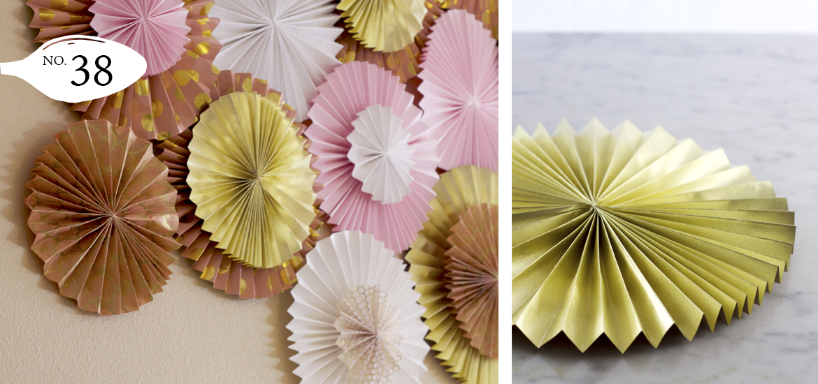 Paper Fan/ Paper Rosette DIY - Dash of Grace