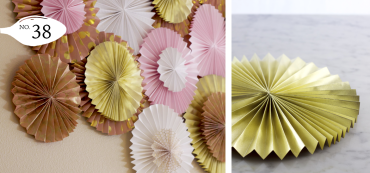 Paper Fan/ Paper Rosette DIY